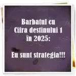 numerologie barbatul cu cifra destinului 1 in anul 2025