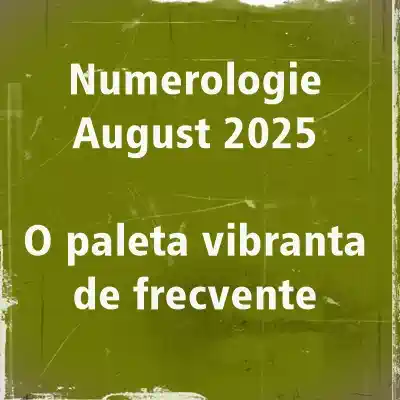 Numerologie August 2025 O paleta vibranta de frecvente