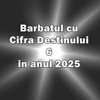 numerologia bărbatului cu cifra destinul 6 in 2025