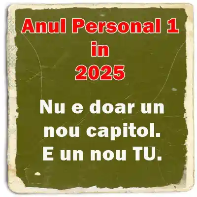 numerologie anul personal 1 in 2025