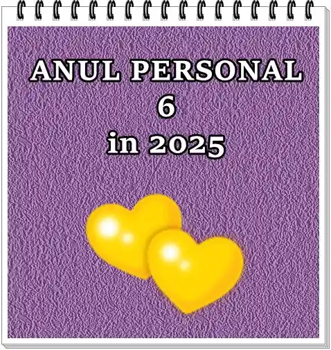 numerologie anul personal 6 in 2025